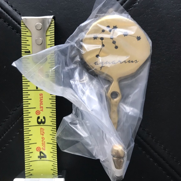 Anthropologie Aquarius Horoscope Brass Hook - Picture 2 of 8